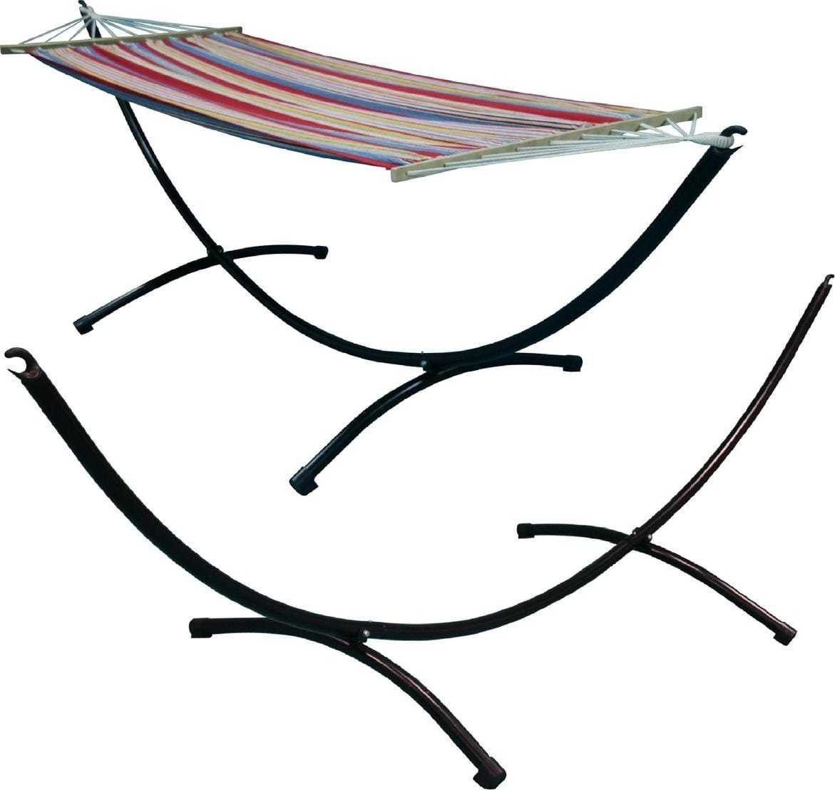 STELAŻ STOJAK DO HAMAKA METALOWY 295x95x100CM 150KG