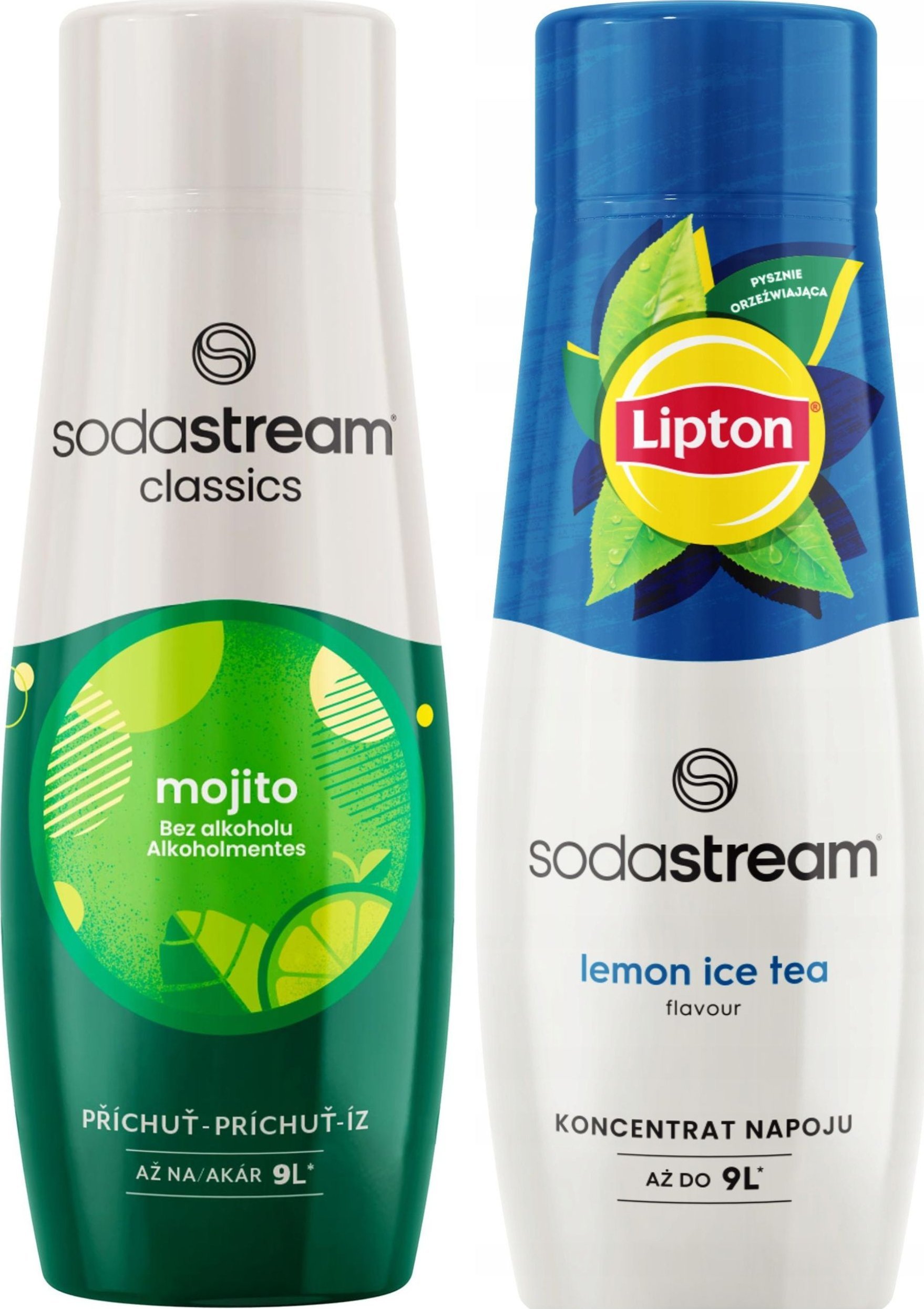 2x Syrop do Saturatora SODASTREAM MOJITO MOHITO LIPTON LEMON TEA KONCENTRAT