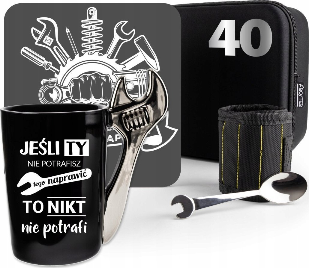 Froster Zestaw Prezentowy dla Złotej Rączki - 40 urodziny, prezent na czterdziestkę