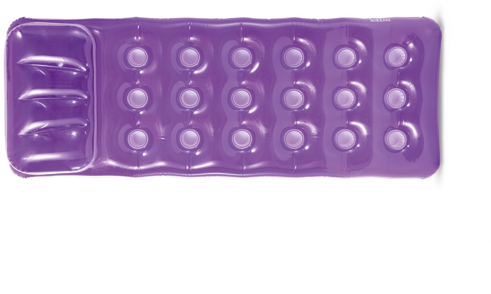 Materac z poduszką Fashion INTEX 58890 FIOLETOWY 188x71 cm