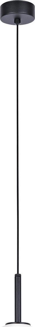 Lampa wisząca Kaja Wisząca lampa modernistyczna Faro K-4885 kulista nad łóżko czarna