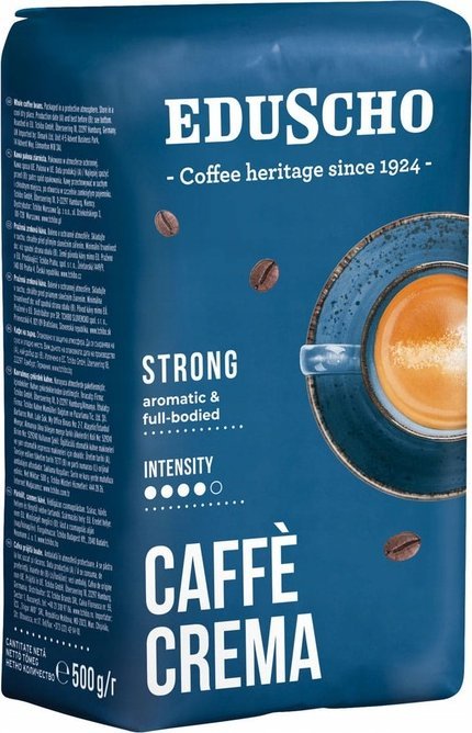Kawa ziarnista Osram Eduscho Crema Strong 500g Kawa Ziarnista Arabika Robusta