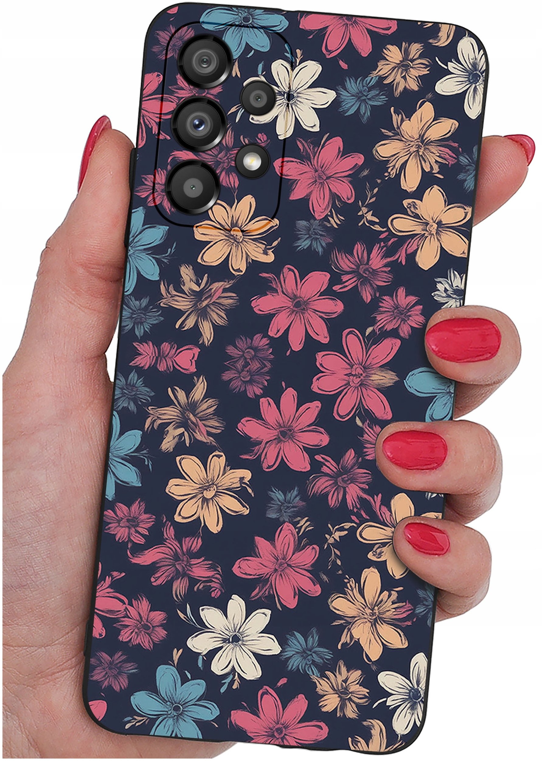 Etui do Samsung Galaxy A33 5G WZORY |SILIKONOWE MATT CASE + SZKŁO 9H