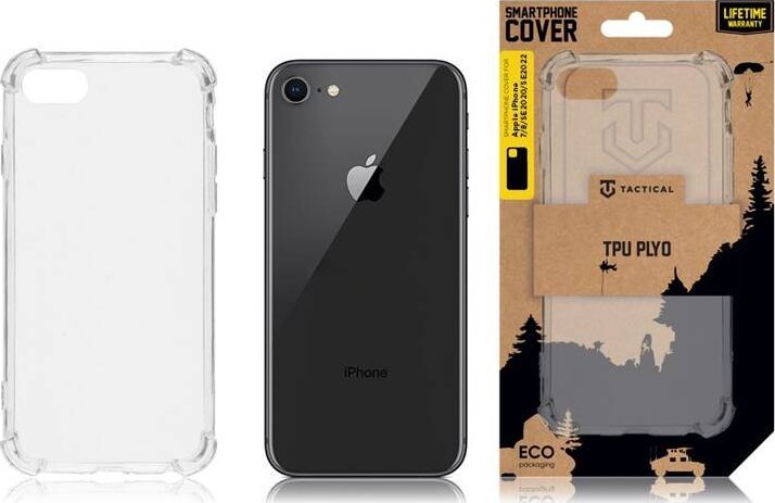 Tactical TPU Plyo Cover for Apple iPhone 7/8/SE2020/SE2022 Transparent standard