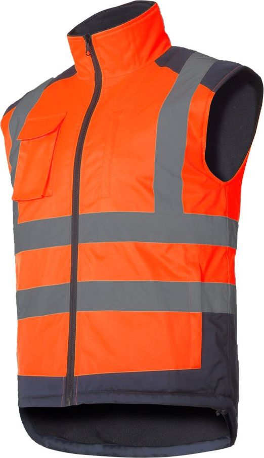 Lahti Pro KAMIZELKA OSTRZEGAWCZA DWUSTRONNA, POMAR., "XL", CE, LAHTI