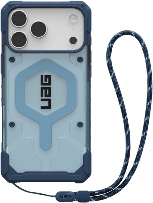 UAG Pathfinder Clear MagSafe Bundle - etui do iPhone 17 Pro Max kompatybilne z MagSafe oraz smycz na nadgarstek (blues)