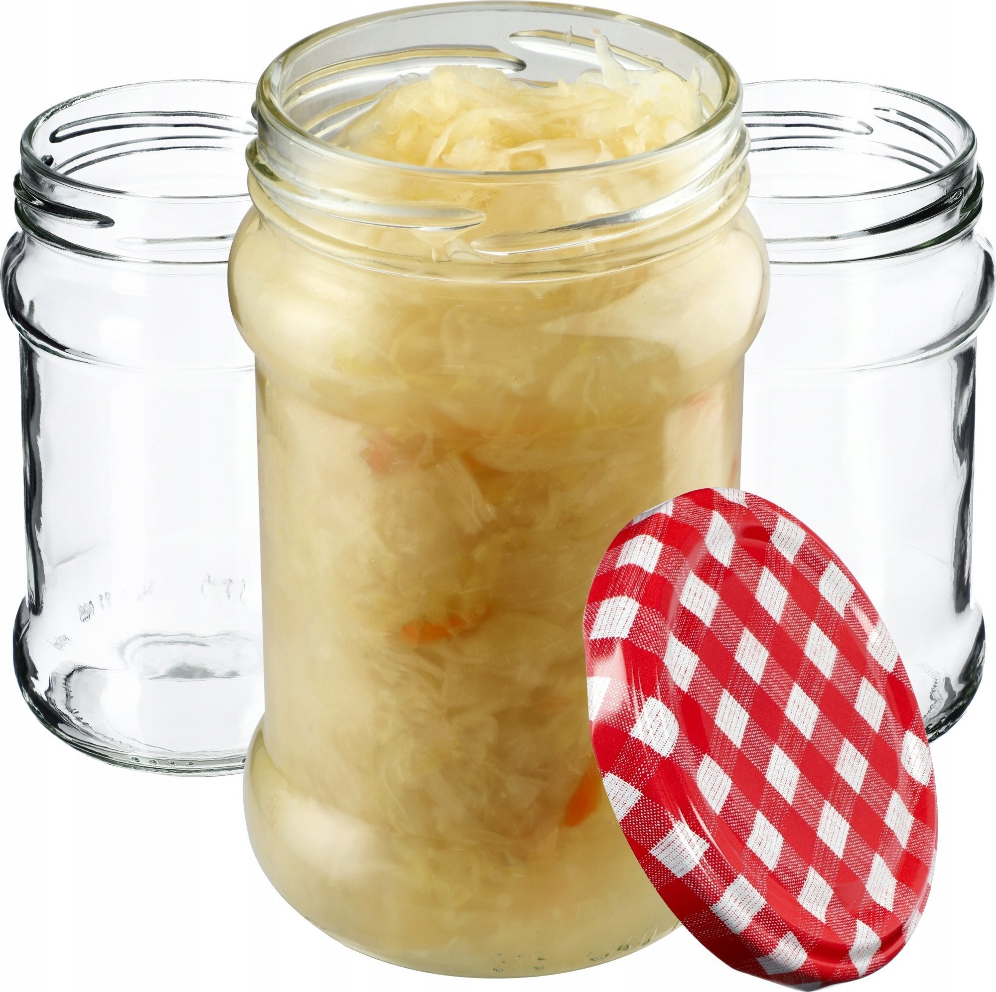 Kadax 20x Słoiki 315ml Na Przetwory Dżem Miód Z Zakrętką