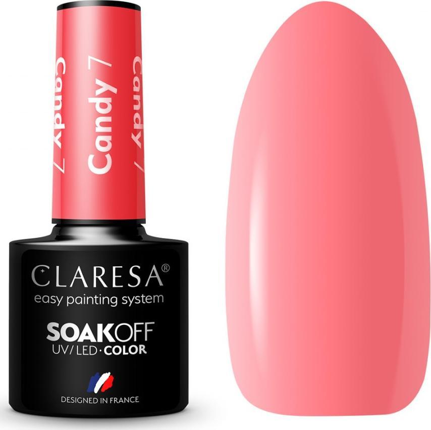 Claresa CLARESA Lakier hybrydowy CANDY 7 -5g