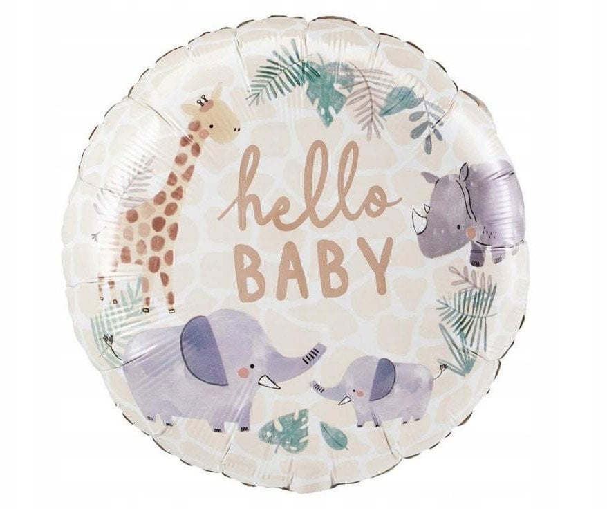 Balon foliowy Soft Jungle baby 46cm