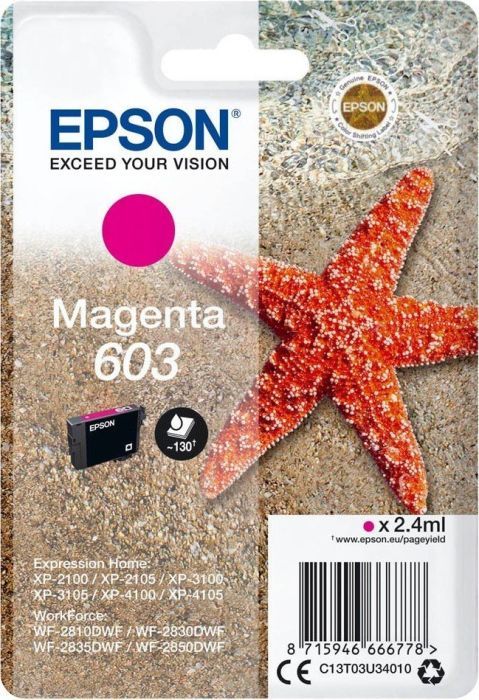 Tusz Epson Tusz 603 Magenta (C13T03U34010)