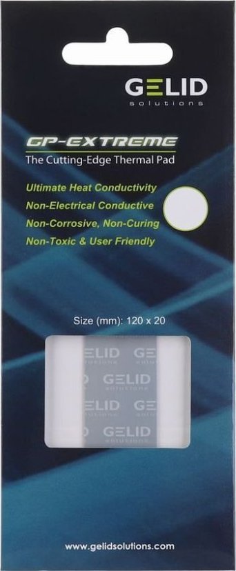 Gelid Gelid Extreme thermalpad 120x20x3.0mm TP-GP05-E