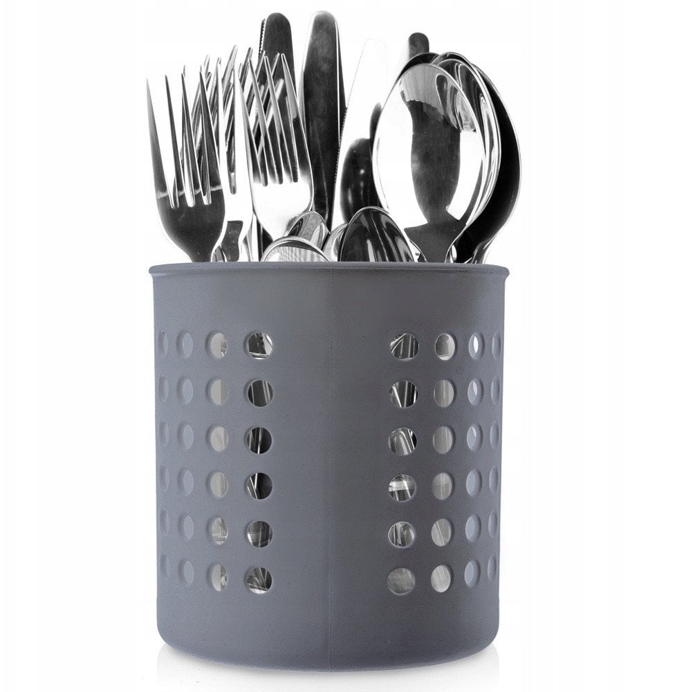 Ociekacz stojak na przybory kuchenne szary matowy ORION 154312