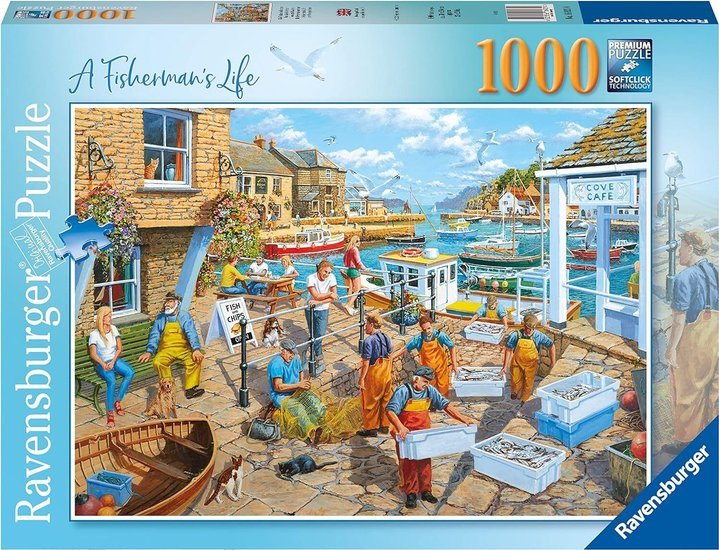 Ravensburger Puzzle Życie rybaka 1000 elementów