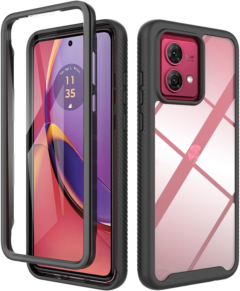 Etui pancerne Supero 360 do Motorola Moto G84, czarne