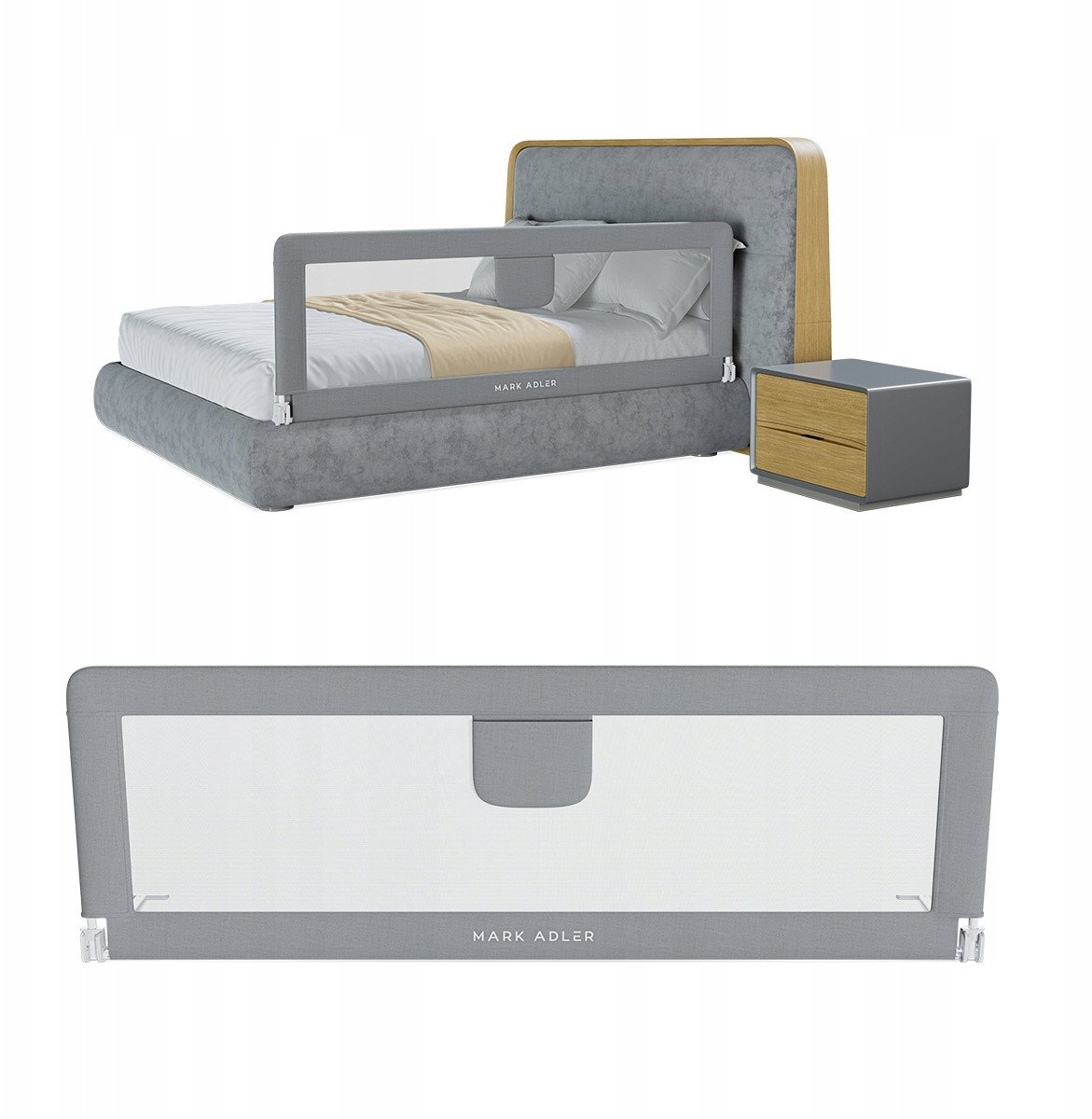 Barierka Ochronna Do Łóżka Tulano 195X65 Cm