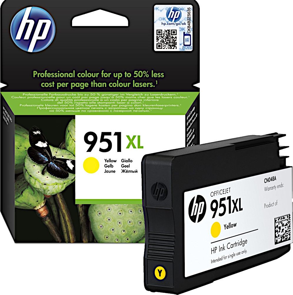 Tusz HP Tusz oryginalny 951XL CN048AE Yellow