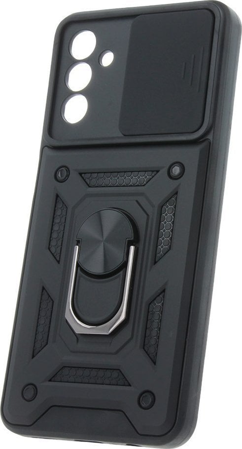 ETUI DEFENDER SLIDE CASE DO SAMSUNG GALAXY A14 4G / A14 5G CZARNA NAKŁADKA ETUI PLECKI