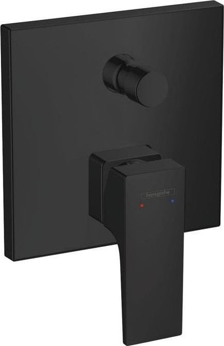 Bateria wannowa Hansgrohe Metropol Jednouchwytowa bateria wannowa, montaż podtynkowy, uchwyt jednoramienny, element zewnętrzny,czarny matowy