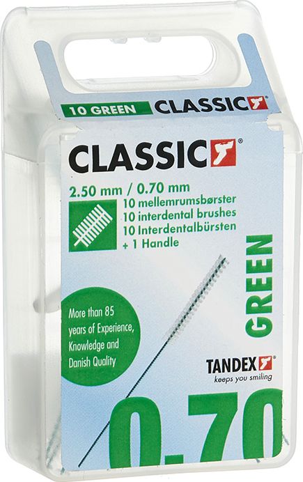 Tandex Tandex (10 szt.) szczoteczek Green Ultra Fine Classic (zielony)
