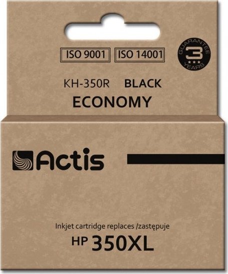 Tusz Actis Tusz ACTIS KH-350R (zamiennik HP 350XL CB336EE Standard 35 ml czarny)
