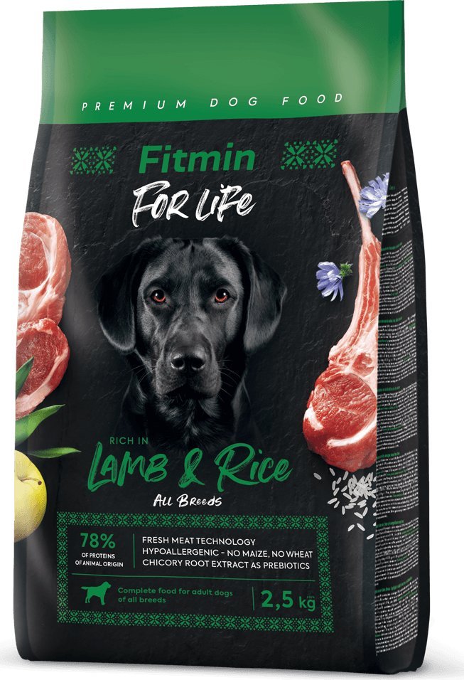 Fitmin For Life Adult z jagnięciną 2.5kg