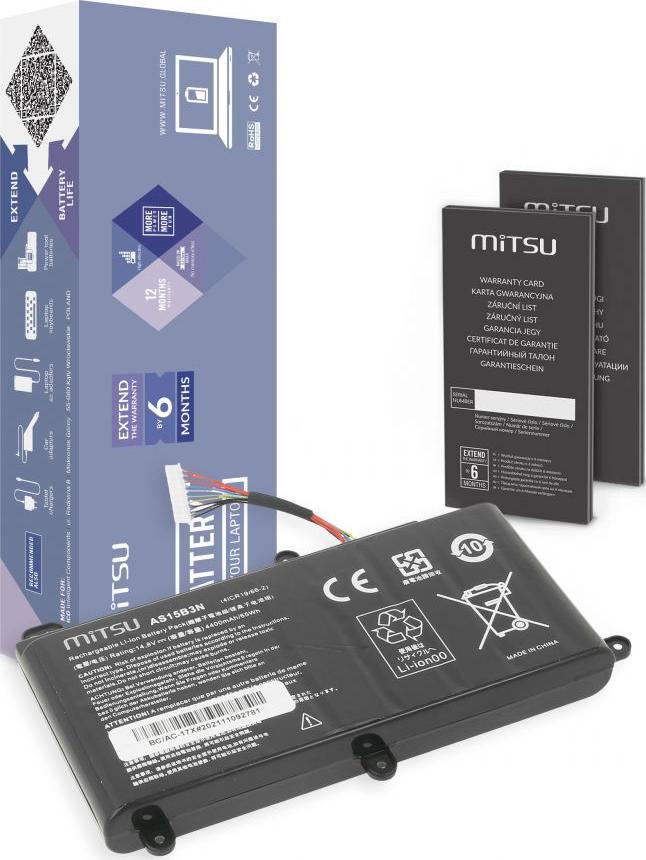 Bateria Movano bateria mitsu Acer Predator 17X, 21X