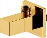 IDMAR Zawór kątowy 1/2" x 3/4" z głowicą ceramiczną 1001 złoty