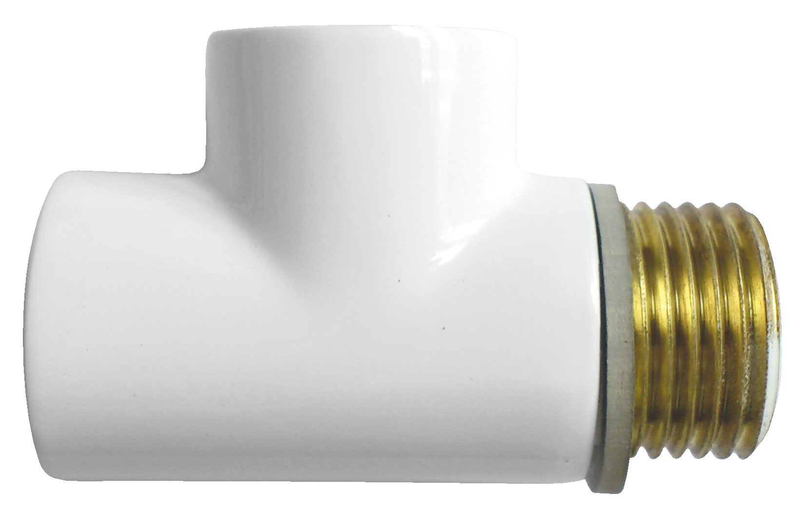 Ferro Trójnik 1/2” do grzałki biały (T-KUS.1)