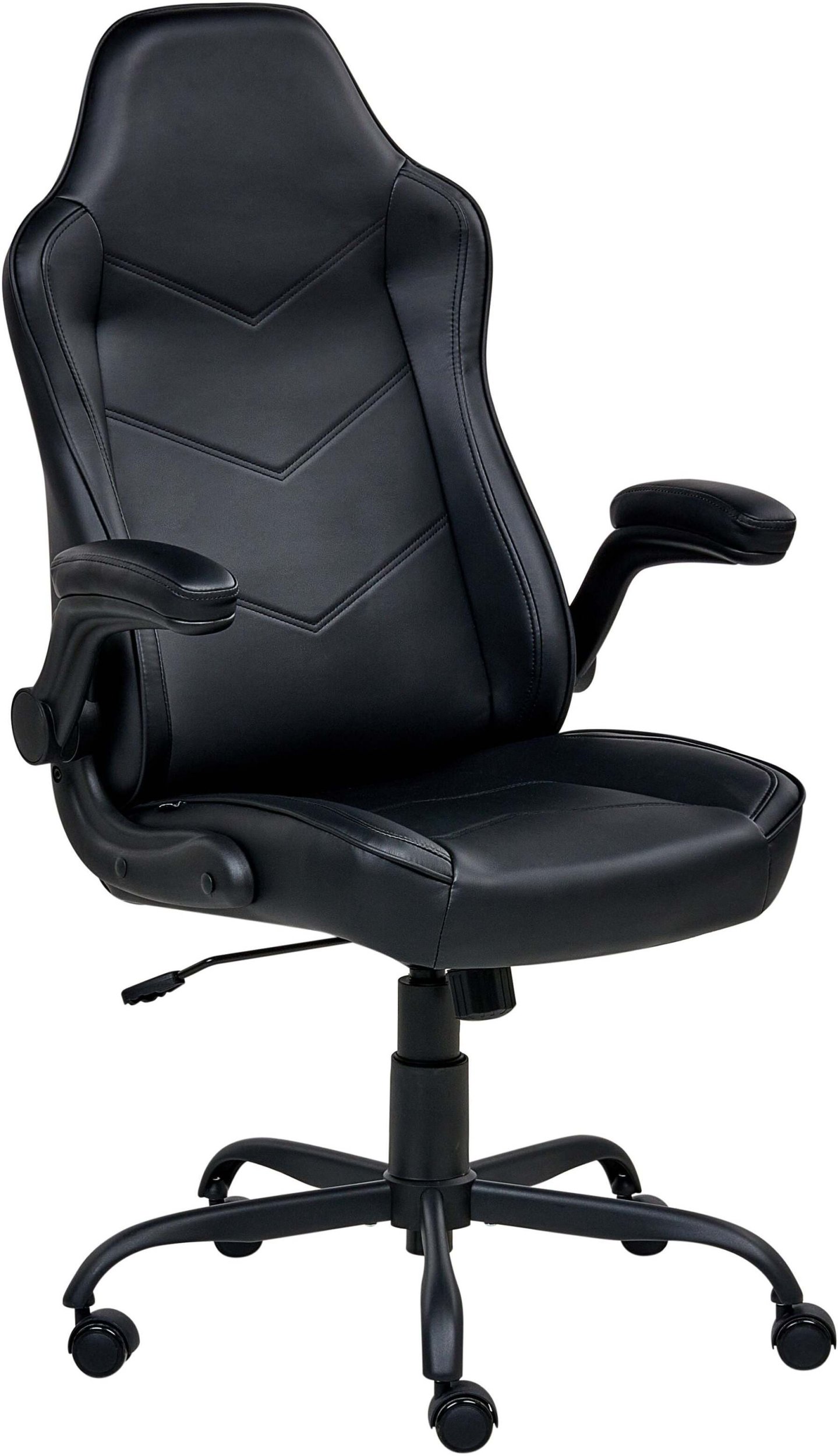 Krzesło biurowe Obrotowy TRIUMPHER Ekoskóra Czarny