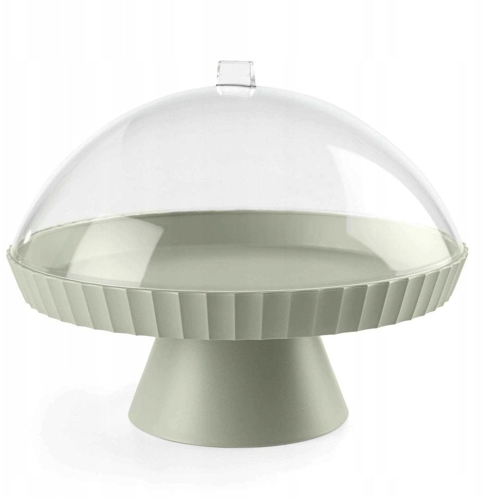 AGORA Patera do ciasta z pokrywą zielona