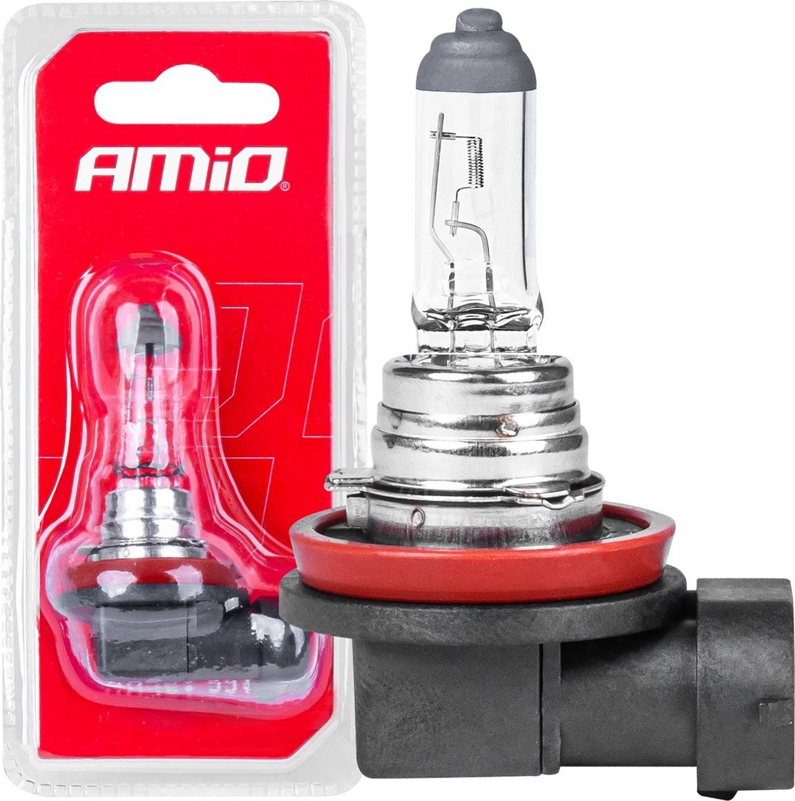 AMiO Żarówka halogenowa h11 12v 55w 1szt. blister amio-03365