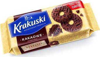 Krakuski Krakuski Herbatniki Kakaowe 163g
