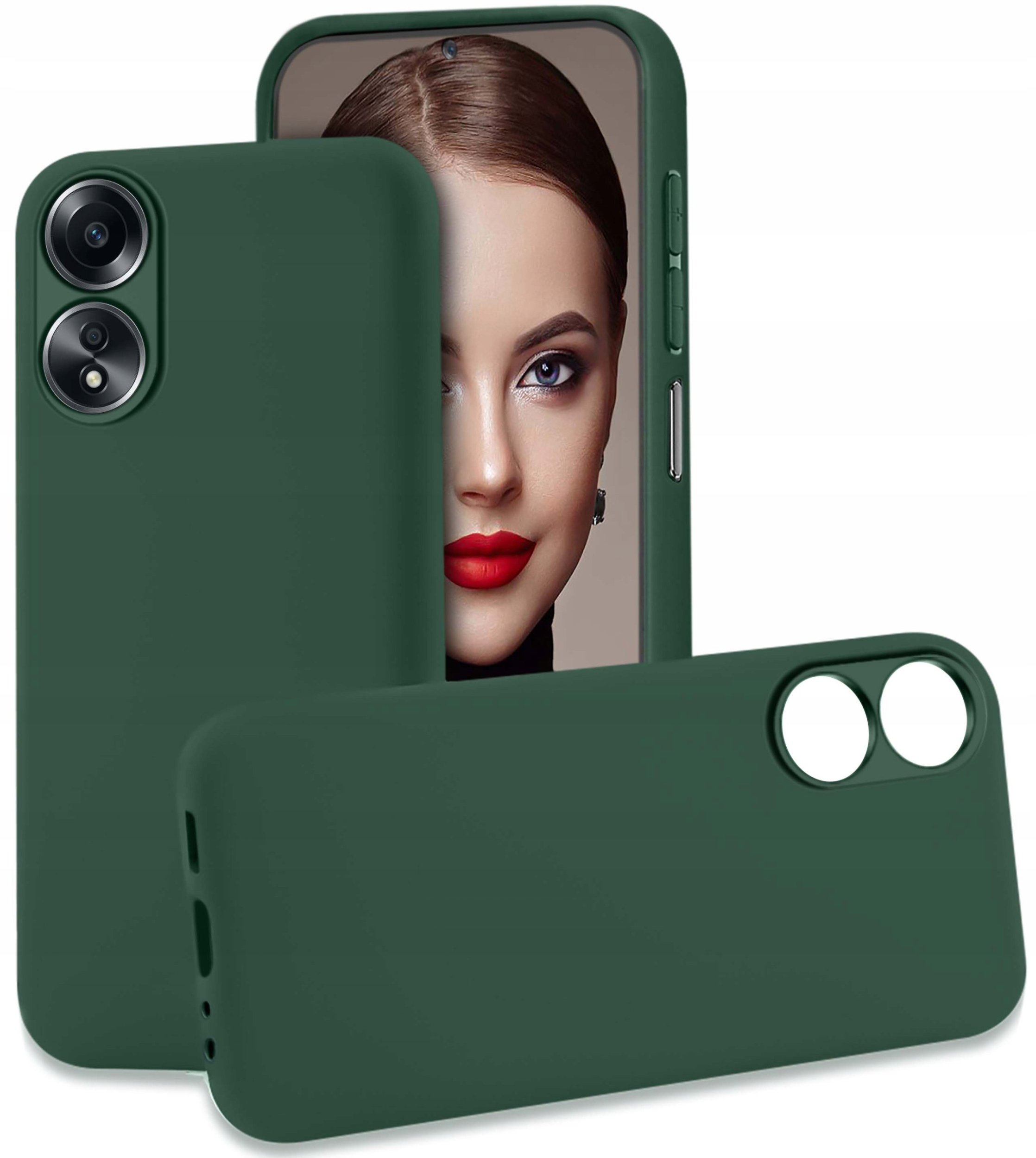 Etui do Oppo A58 4G CASE MATT Plecki + SZKŁO OCHRONNE 9H