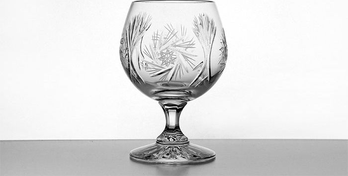 Witek Home Kieliszek kryształowy Zawiercie do koniaku 250ml