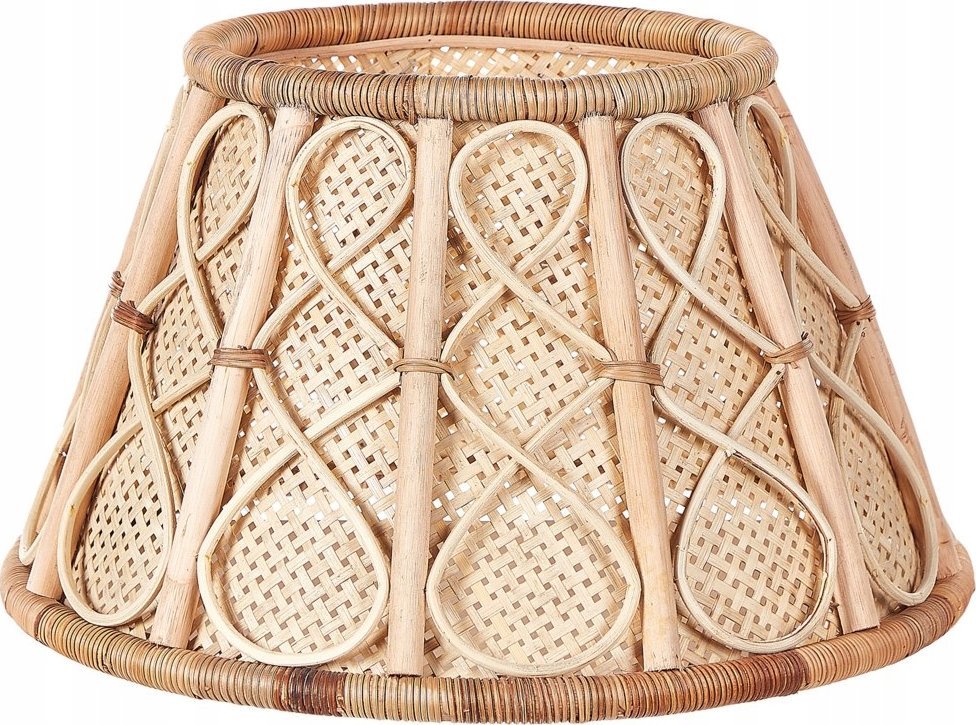 Beliani Osłona na stojak pod choinkę rattanowa naturalna AVENT