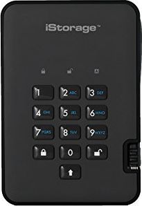 Dysk zewnętrzny SSD iStorage diskAshur2 128GB Czarny (IS-DA2-256-SSD-128-B)