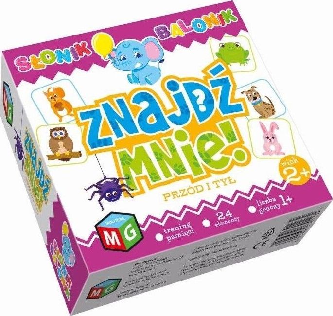 Multigra Znajdź mnie Przód i tył - Słonik Balonik