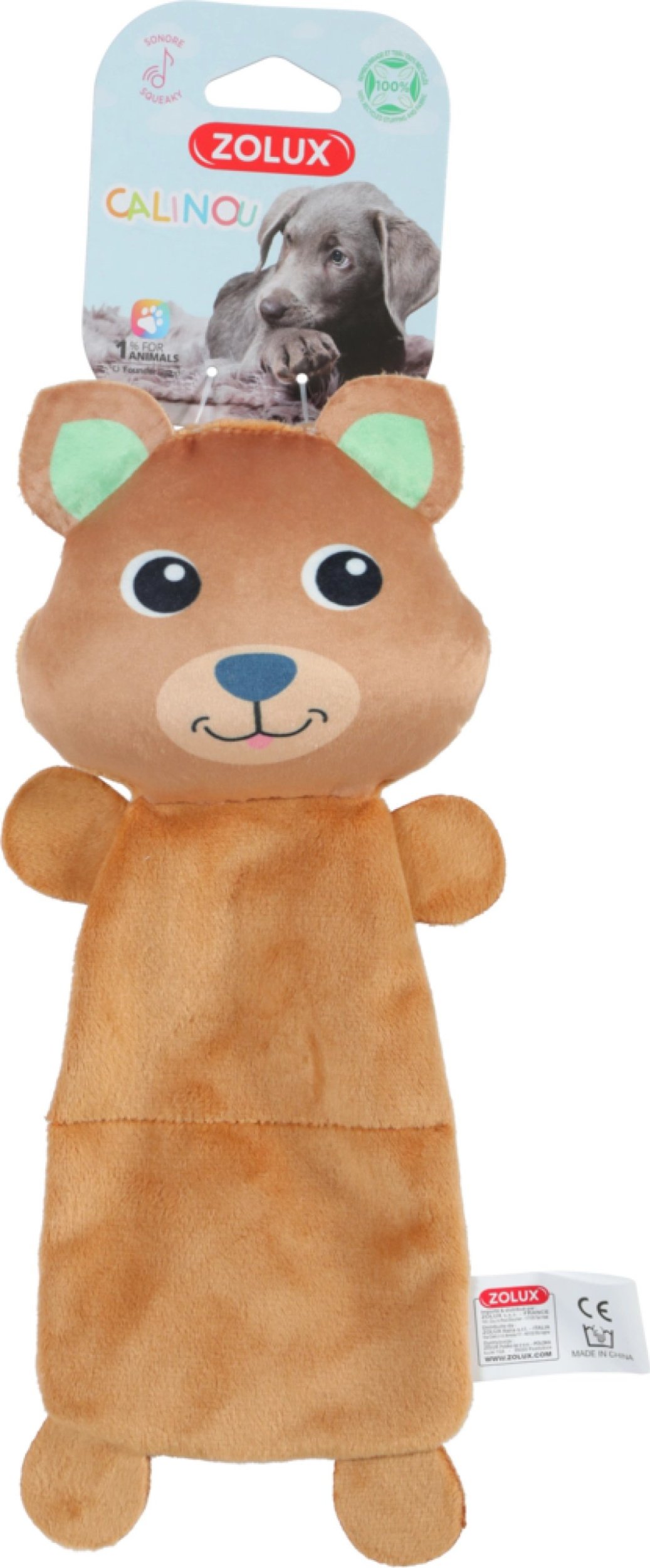 Zolux ZOLUX Zabawka pluszowa dla psa, Kuoka przytulanka "Calinou" 37,5 cm