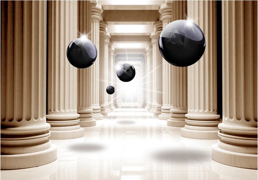 DecoNest Fototapeta - Kolumny sprawiedliwości - 300X210