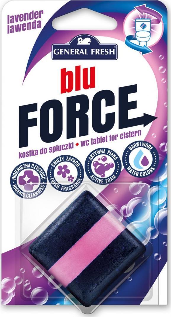 General Fresh Kostka do WC BLU FORCE do spłuczki 50g lawenda GENERAL FRESH