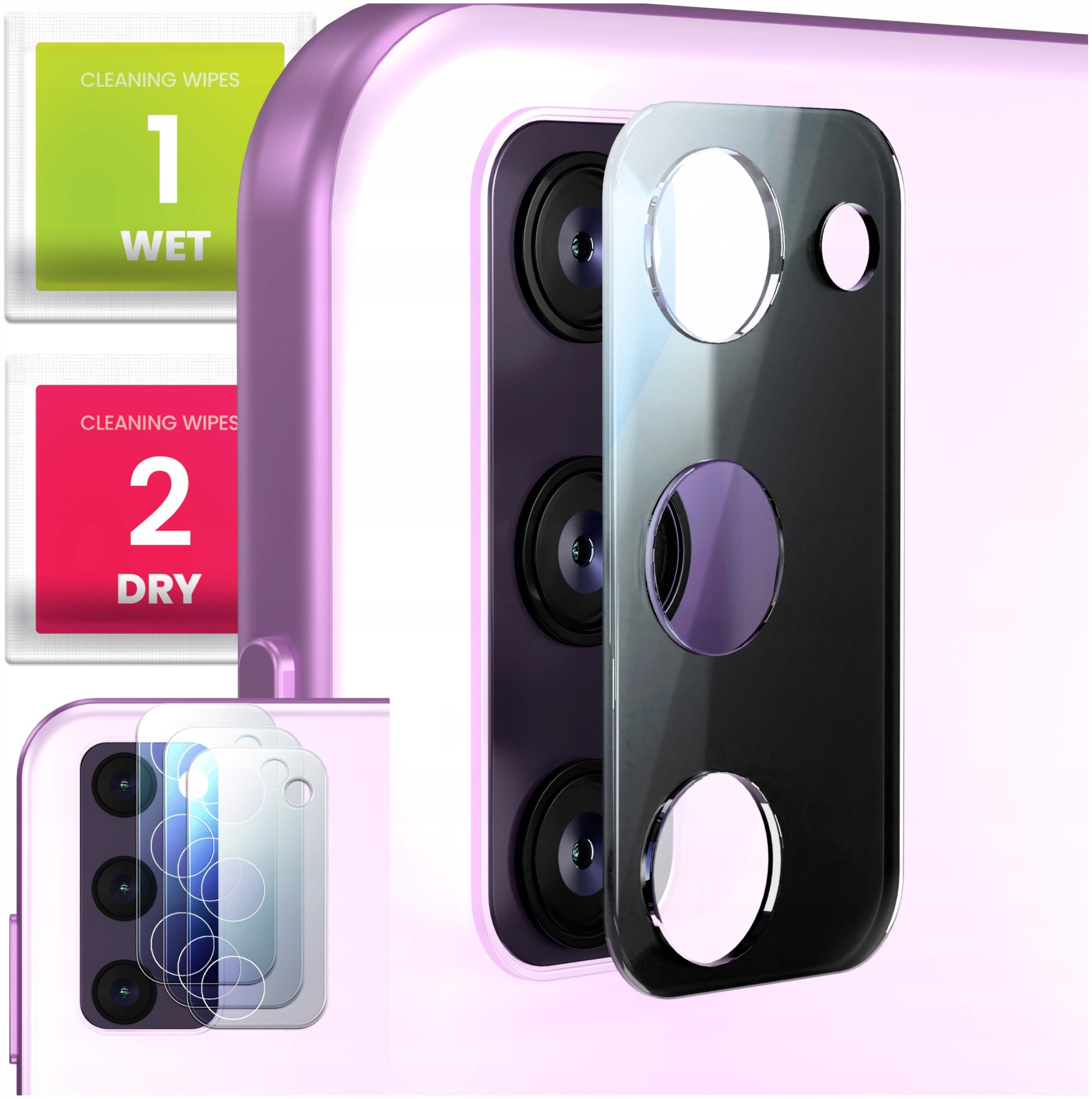 3-PAK Szkło Na Aparat Do Samsung Galaxy S20 FE / 5G (Hartowane, Ochronne)