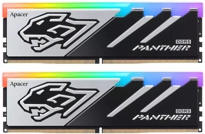 Pamięć DDR5 Apacer Panther RGB 32GB (2x16GB) 5600MHz CL40 1,25V