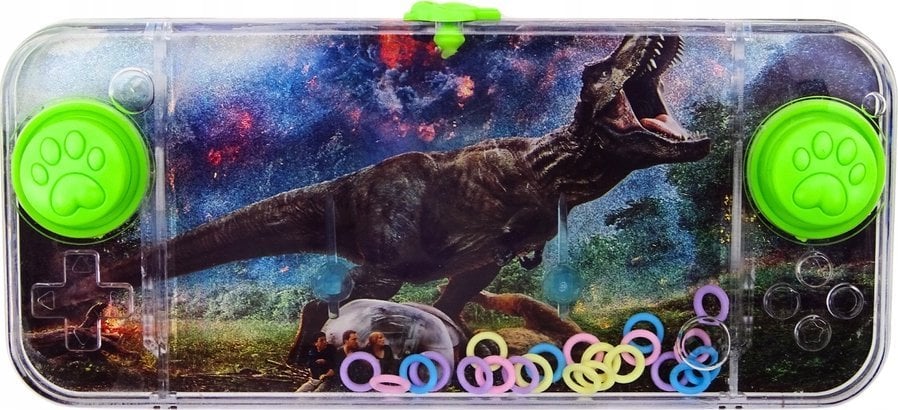 LeanToys Gra Wodna Zręcznościowa Dinozaur Tyranozaur Konsola Pad Zielony