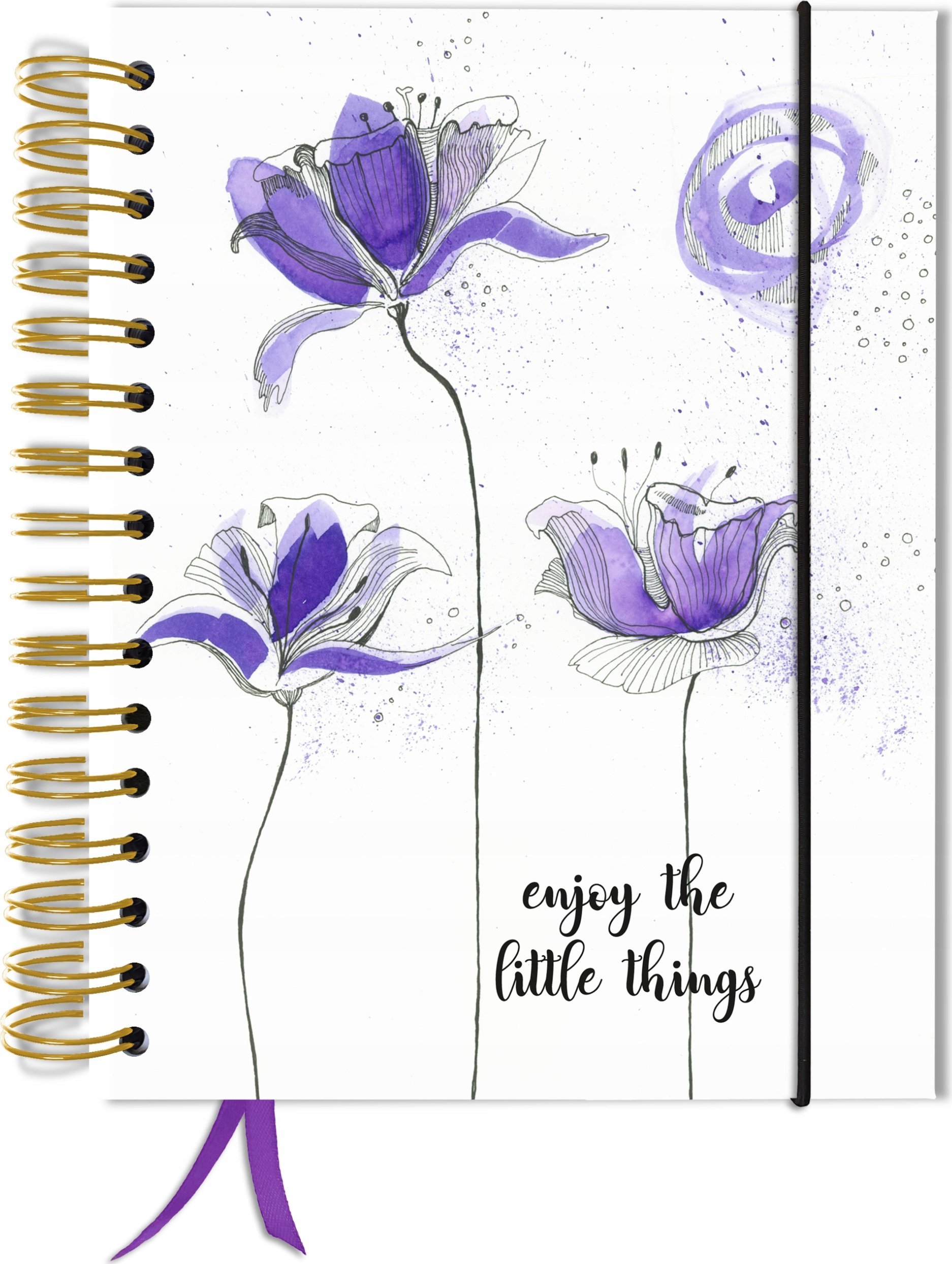 TadaPlanner Bujo bullet 180 stron journal 180 stron zeszyt A5+ w kropki pamiętnik