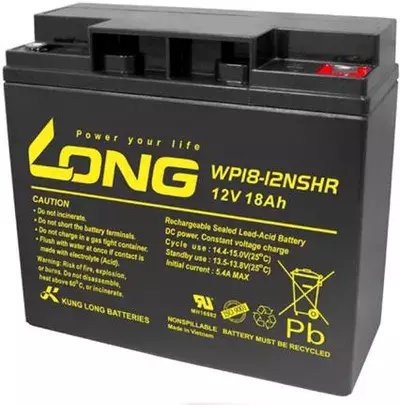Akumulator AGM LONG 12V 18Ah VdS