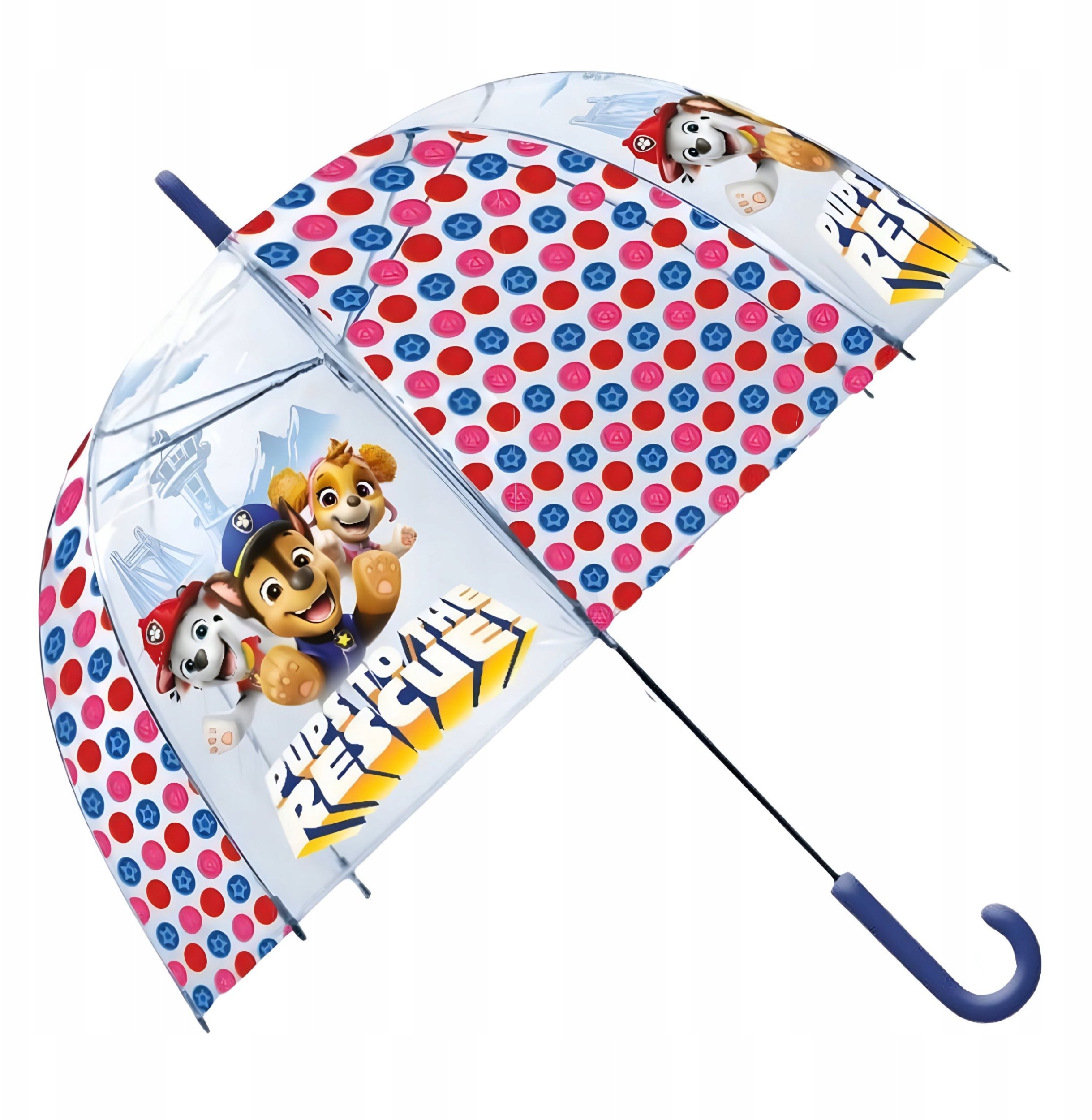 Parasolka przezroczysta manualna 46cm Psi Patrol PAW PATROL PW20001 Kids Euroswan