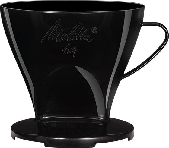 Melitta Melitta plastikowy dripper do kawy 1x4 Czarny