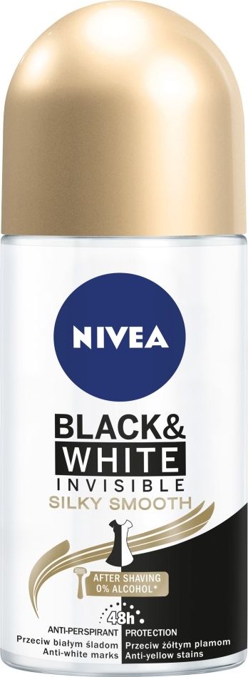 Nivea Dezodorant INVISIBLE SILKY SMOOTH roll-on damski 50ml