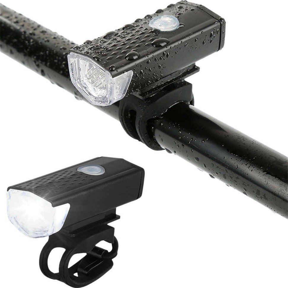 Ładowarka Alogy Lampka rowerowa przednia Alogy światełko na przód na rower hulajnogę oświetlenie LED 300 LM