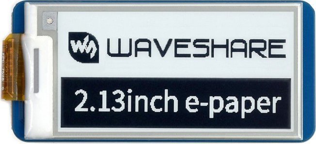 Waveshare Wyświetlacz E-paper E-Ink - 2,13'' 250x122px - SPI - czarno-biały - do Raspberry Pi Pico - Waveshare 19406}